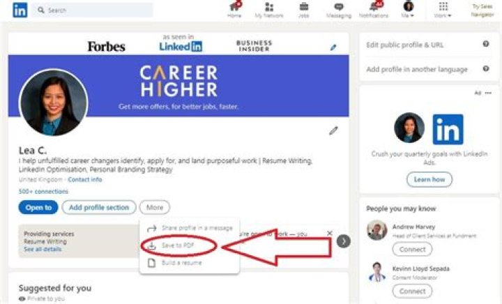 How can I download my CV?