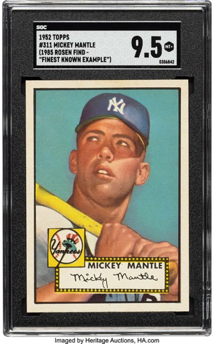 How can you tell if a 1952 Mantle is real?