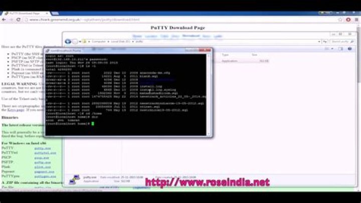 How do I download PuTTY on Windows 7?