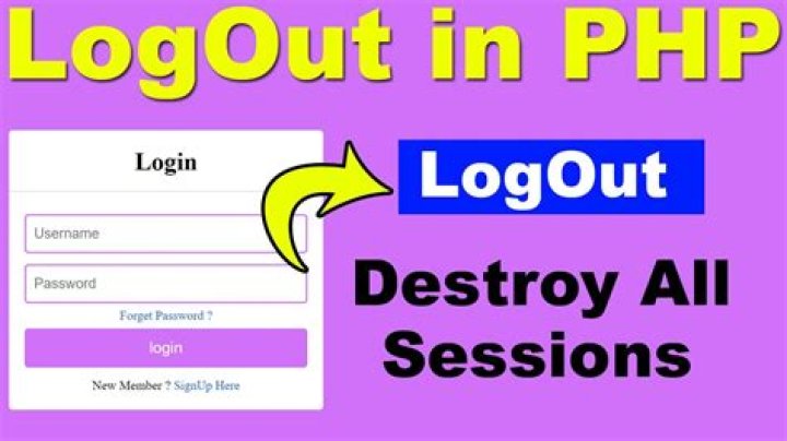 How do I logout of session destroy?