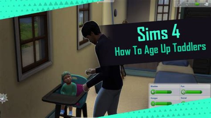 How do you age up sims in Sims 4?