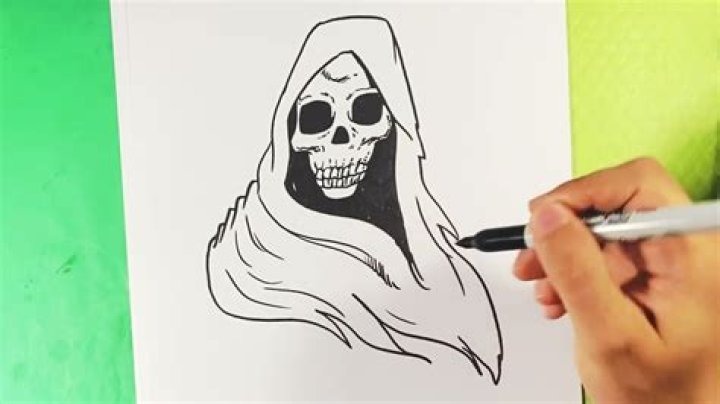 How do you draw a dead body?