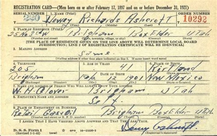 What age were men required to register for military in 1940?