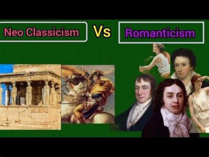 What are the differences and similarities of neoclassicism and Romantic era?