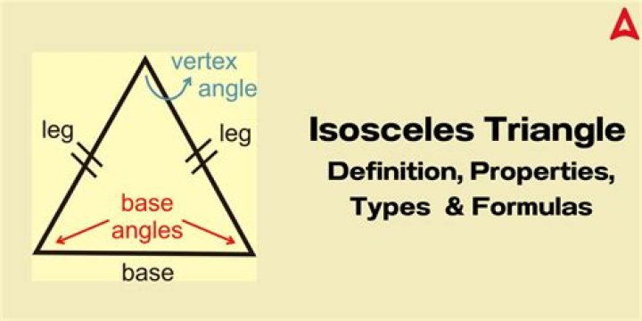 What is the formula of a isosceles triangle?