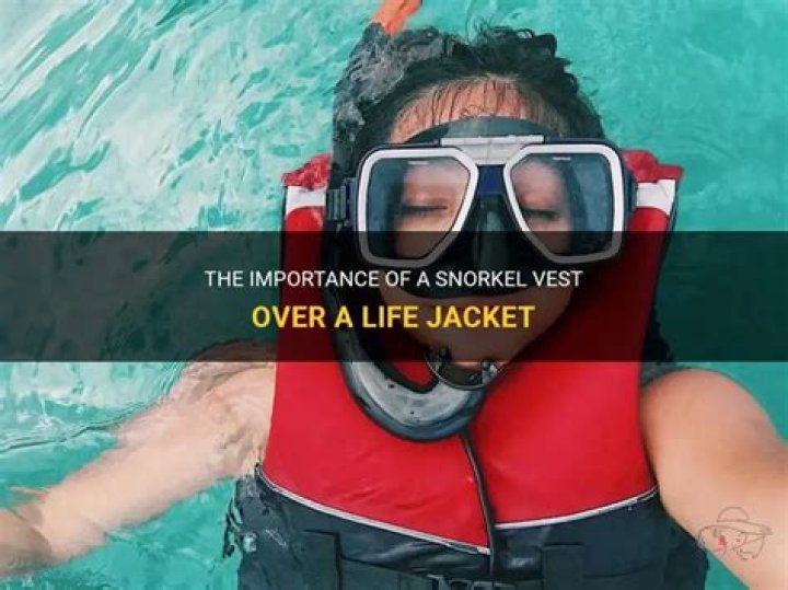 What is the purpose of a snorkel vest?