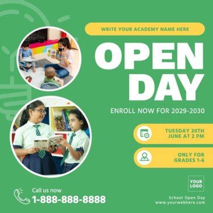 What is the purpose of school open day?